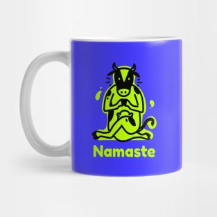 Cow Namaste Yoga Mug